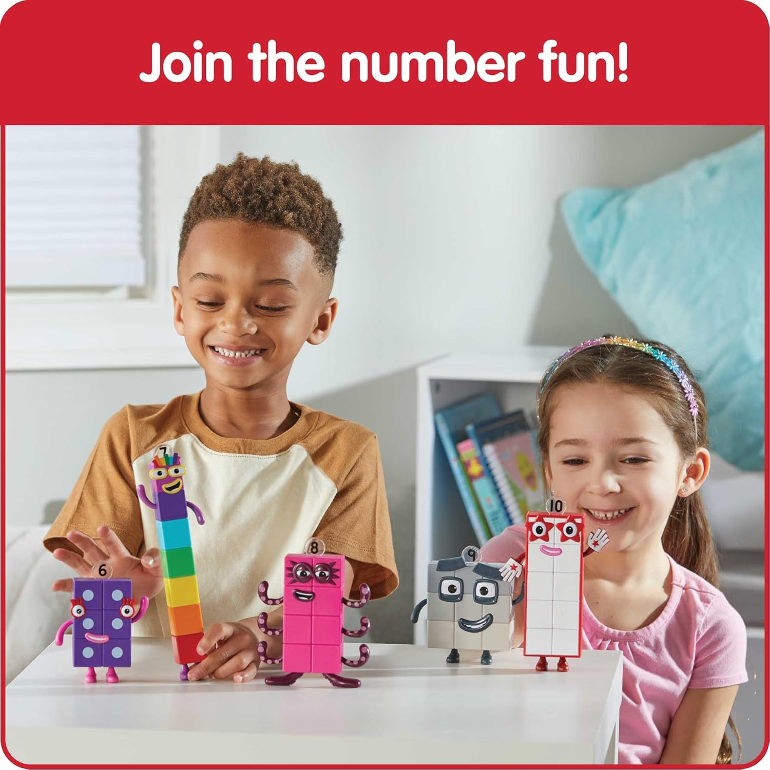 hand2mind Numberblocks Friends Six to Ten Figures – Official Licensed 