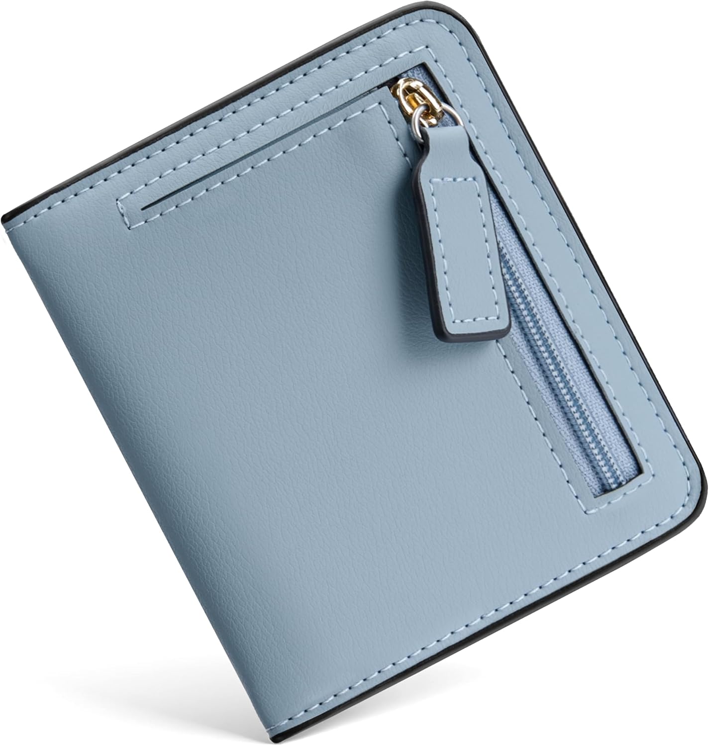 Toughergun Women’s Small Slim Leather Wallet with RFID Protection, Com