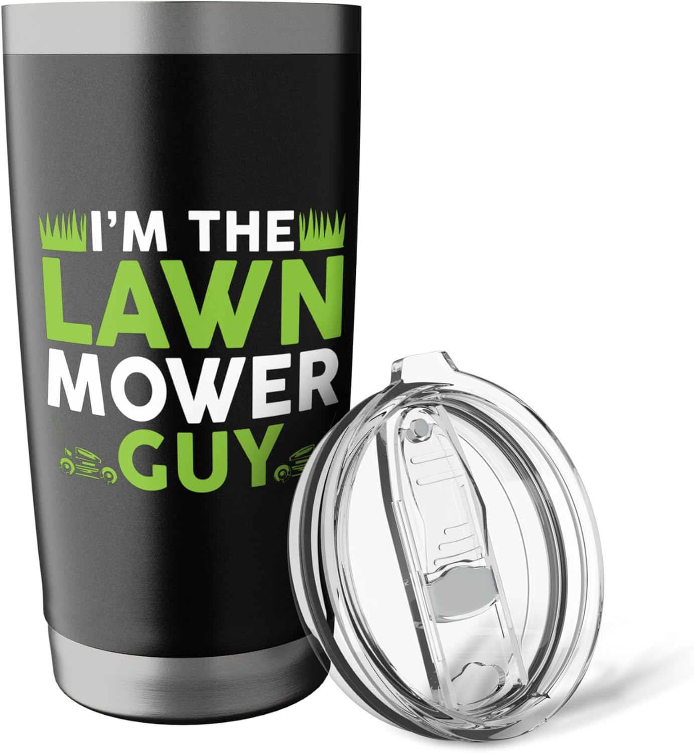 Lawn Mowing Shirt Lawn Mower Men Lawn Care Lawnmower Stainless Steel Insulated Tumbler