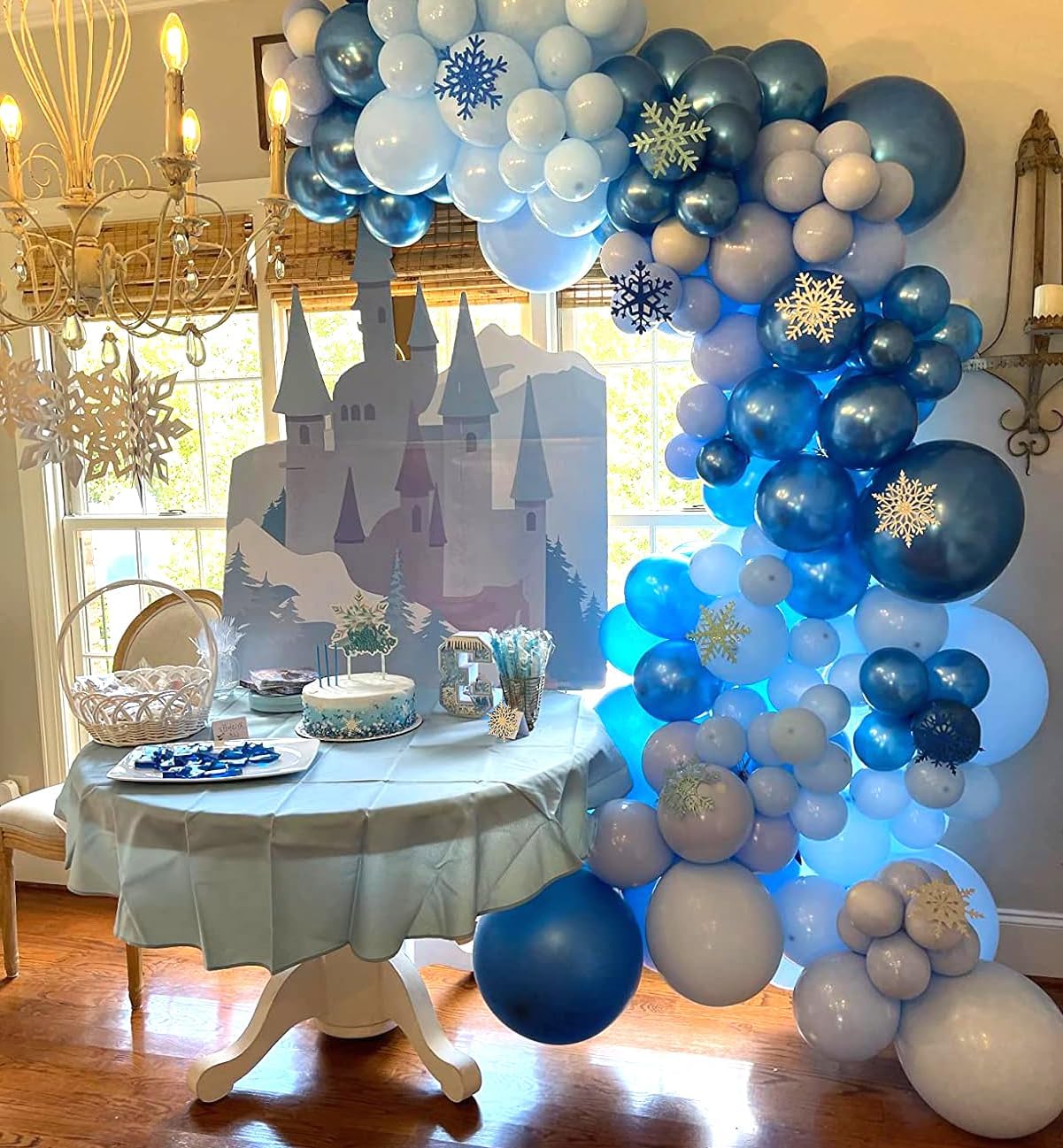 Blue Balloons Metallic Blue Balloon, 60Pcs 12Inch Chrome Blue Balloons