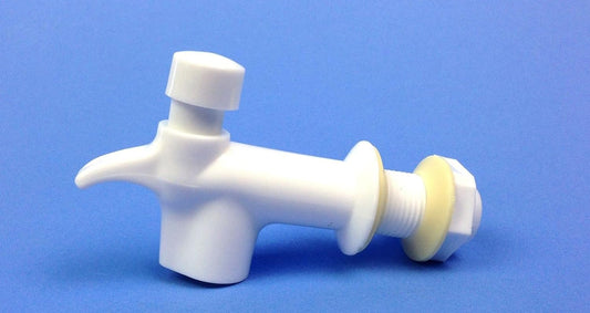 Replacement Water Spigot Faucet Dispenser Reid Valve White Aqua Garden Crock H2O