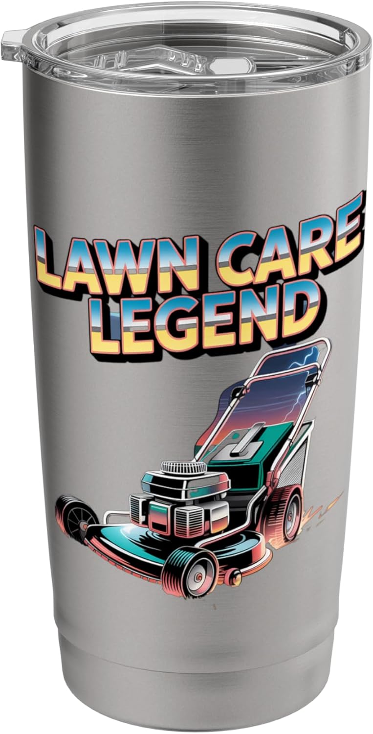 Lawn Care Legend Professional Bootleg Vintage Stainless Steel Insulated Tumbler