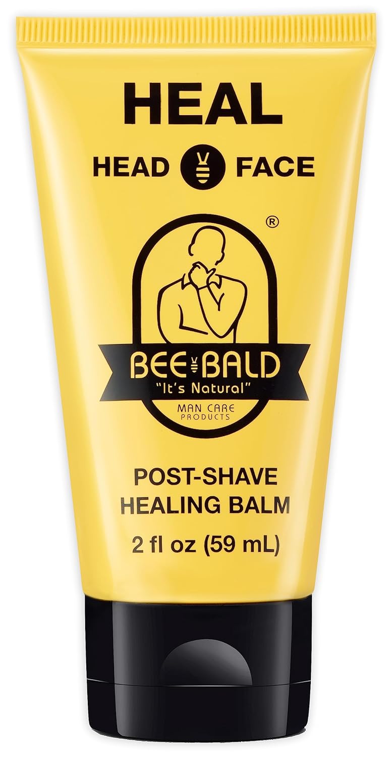Bee Bald HEAL Aftershave for Men Healing Balm, Immediately Calms & Soo