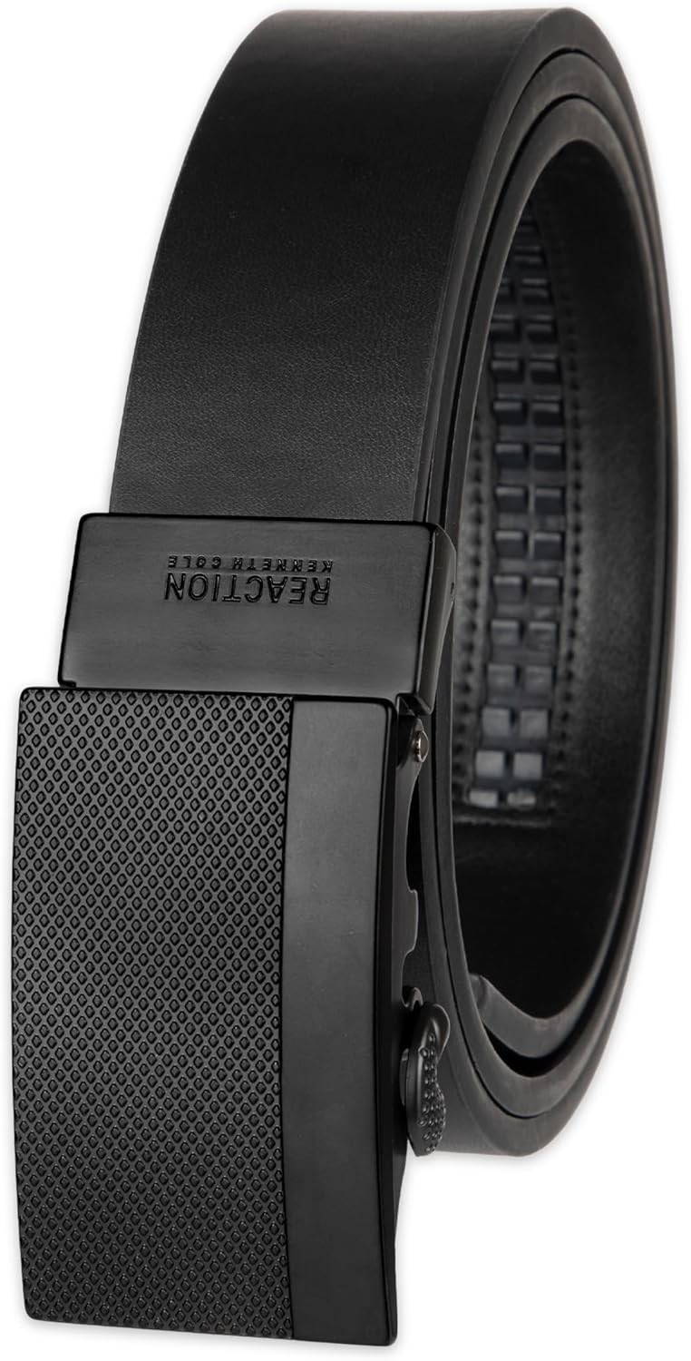 Kenneth Cole REACTION Men's Perfect Fit Adjustable Belt – Track Lock a