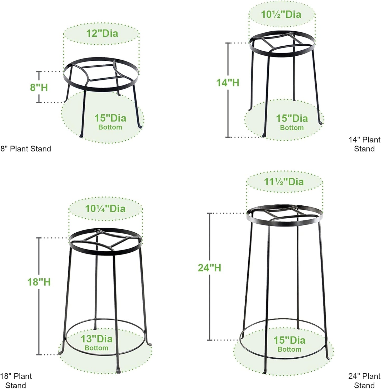 Argyle Plant Stand III, 18-in