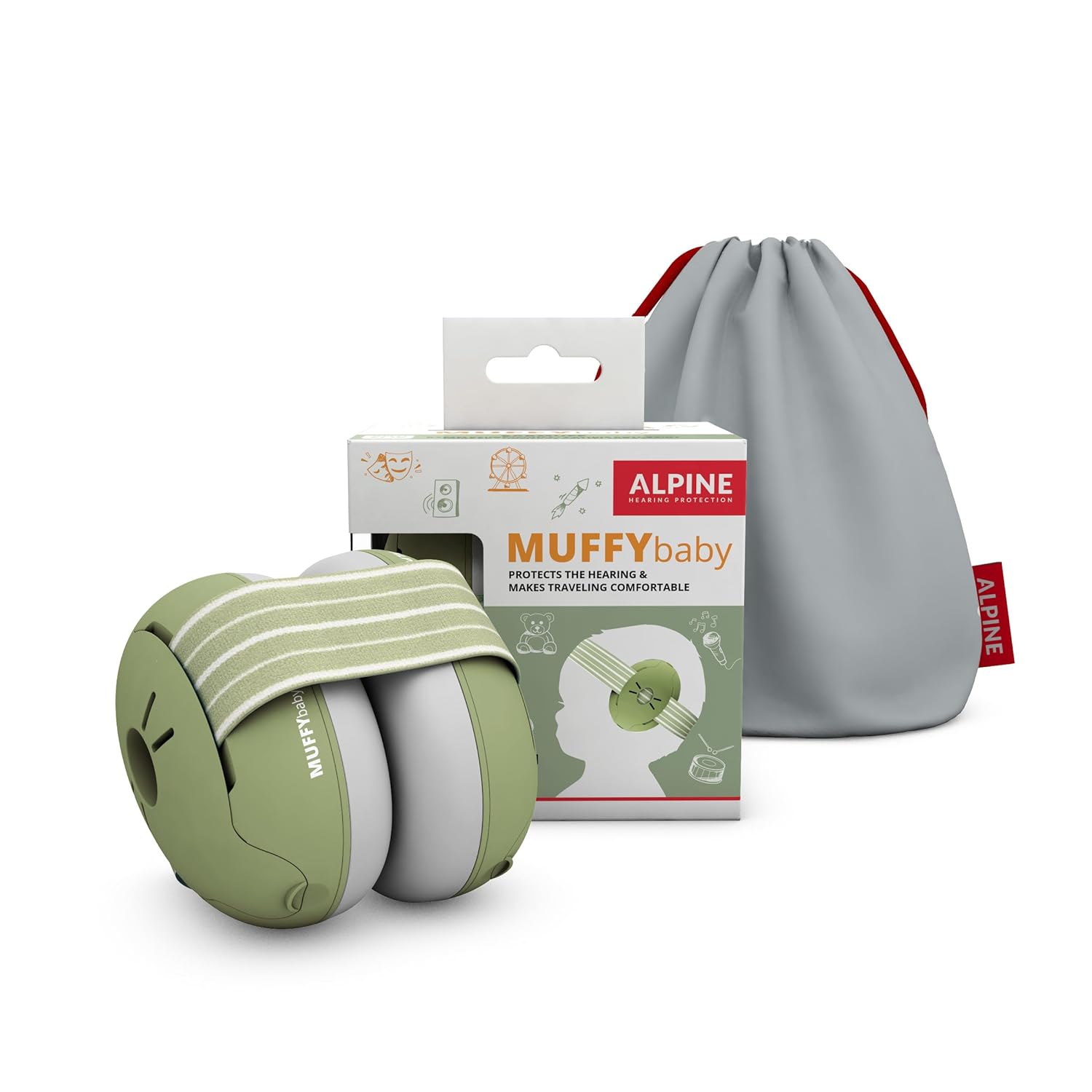 Alpine Muffy Baby Ear Protection for Babies and Toddlers up to 36 Mont