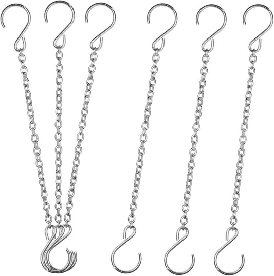 HS's Creation Stainless Steel 304 Planter Hanging Chain 10.5 Inch Long
