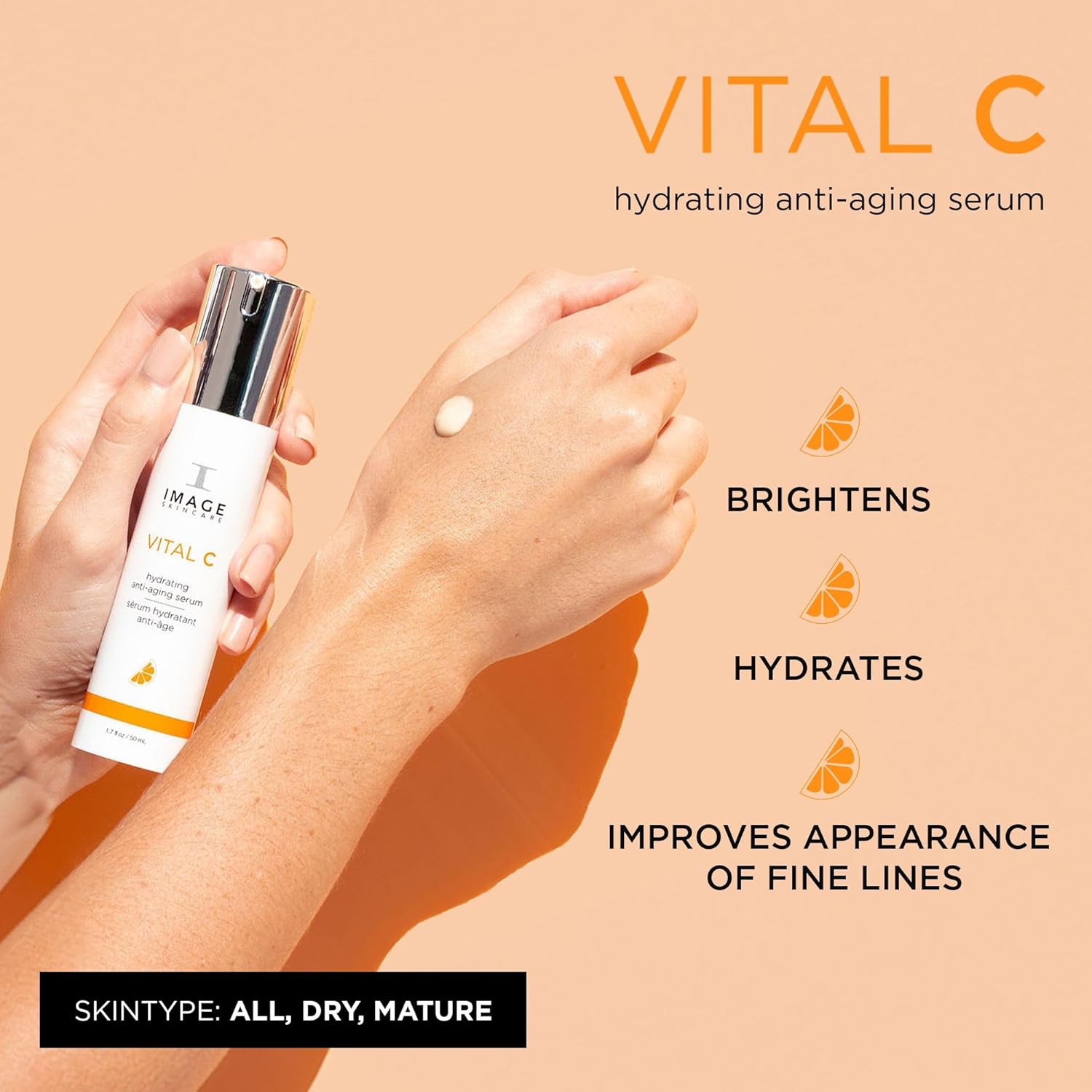 IMAGE Skincare, VITAL C Hydrating Face Serum, with Vitamin C and Hyalu