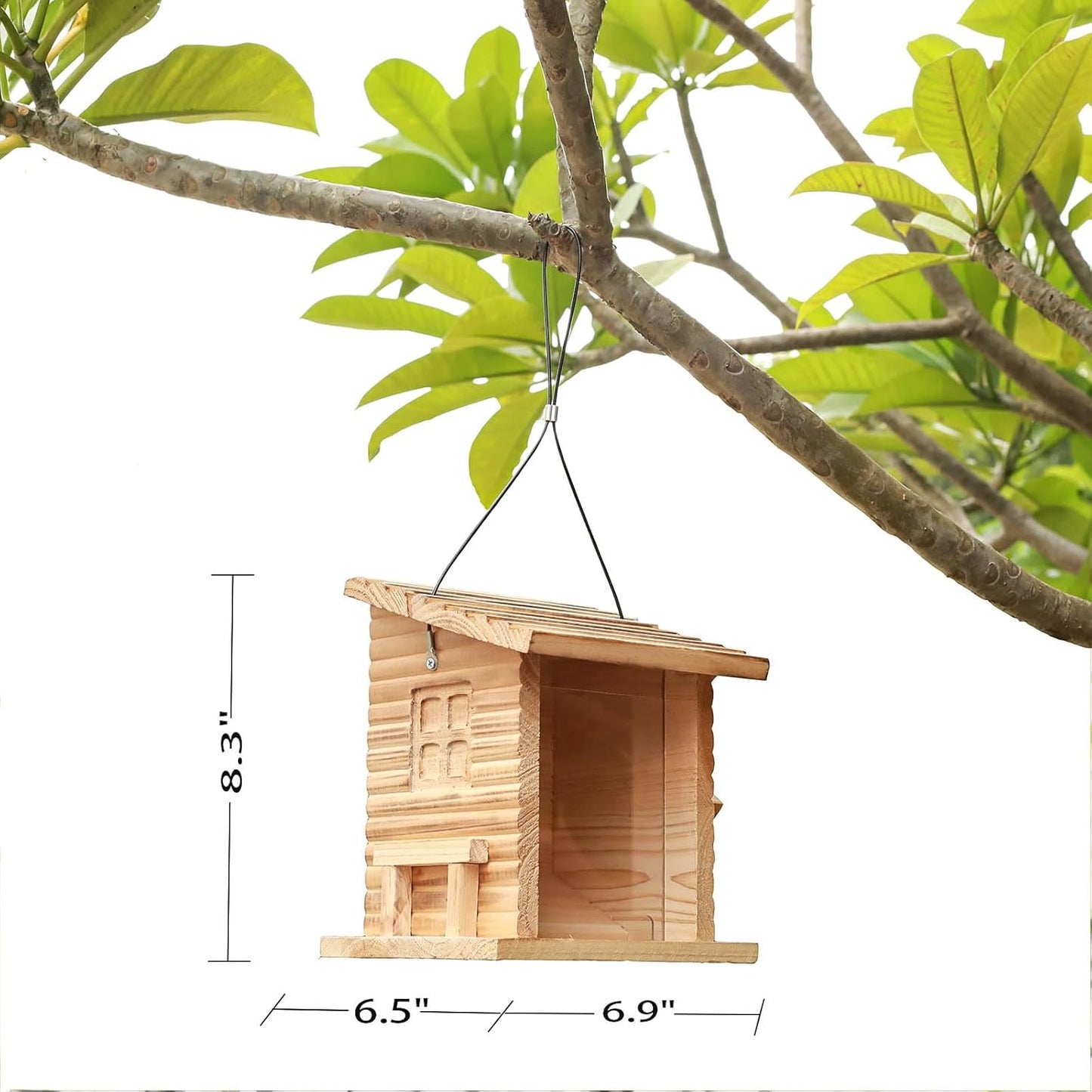 STARSWR Bird Feeder for Outdoor,Outside Hanging Bird Feeder - Mealworm