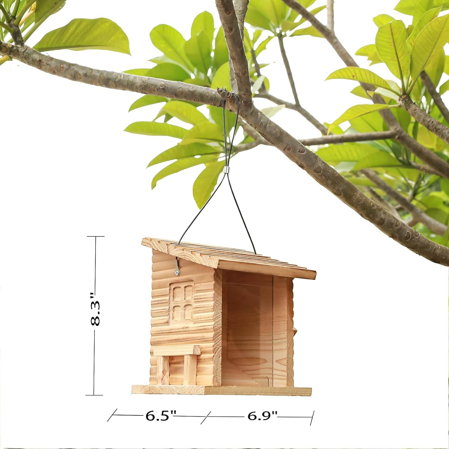 STARSWR Bird Feeder for Outdoor,Outside Hanging Bird Feeder - Mealworm