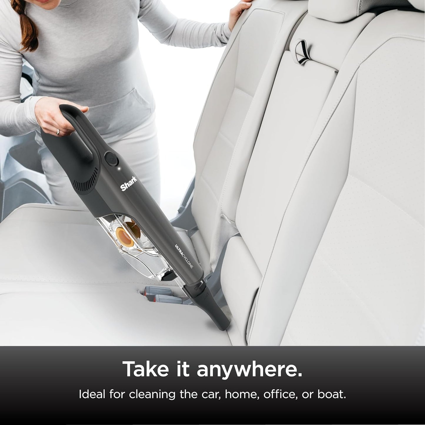 Shark UltraCyclone Pet Pro Plus Cordless Hand Vacuum, Powerful Suction, Handheld Vacuum for Car & Home, Pet Power Brush, Crevice Tool, Scrubbing Brush, XL Dust Cup, Black, CH951