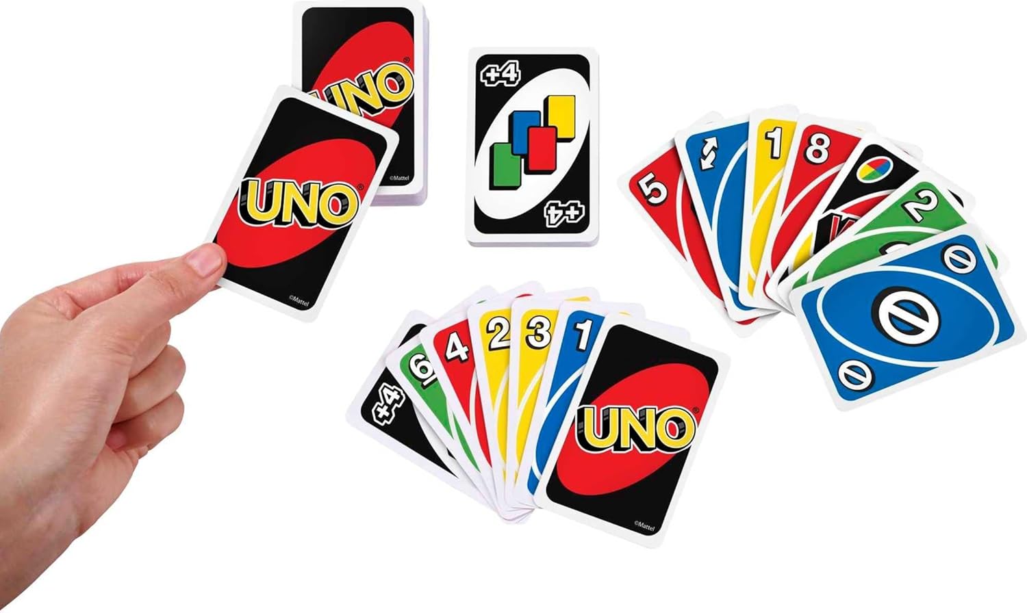 UNO - Classic Colour & Number Matching Card Game - 112 Cards - Customi