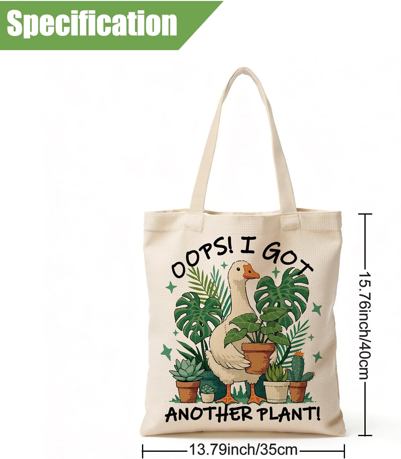 Tian Zhun Gardening Gifts Canvas Tote Bag Mothers Day Gardening Gifts 