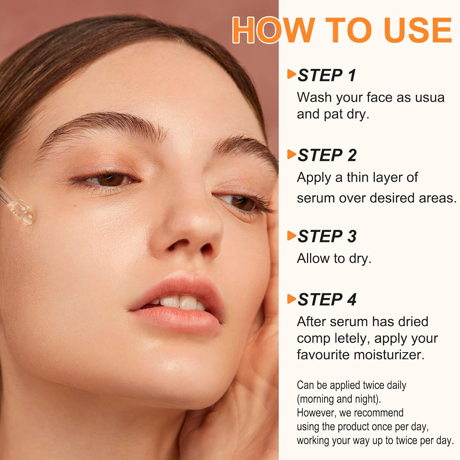 Premium 20% Vitamin C Serum For Face with Hyaluronic Acid, Retinol & A