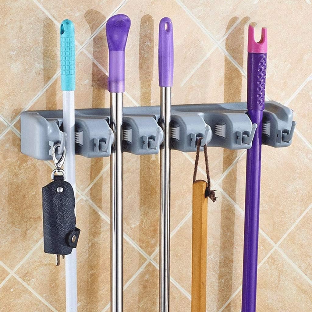 Broom Holder and Garden Tool Organizer Rake or Mop Handles(D)