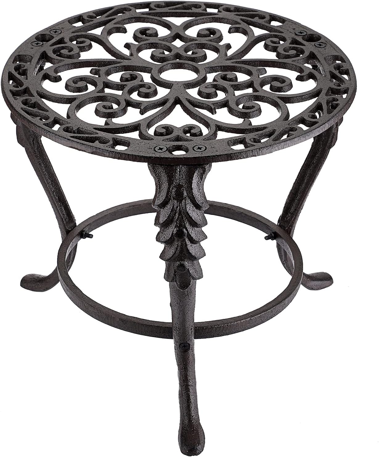 OwnMy Heavy Duty Cast Iron Plant Stand Vintage Iron Flower Pot Holder,