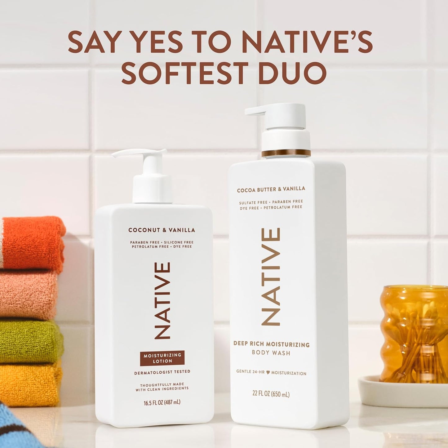 Native Body Lotion Contains Naturally Derived Plant-Based Moisturizers