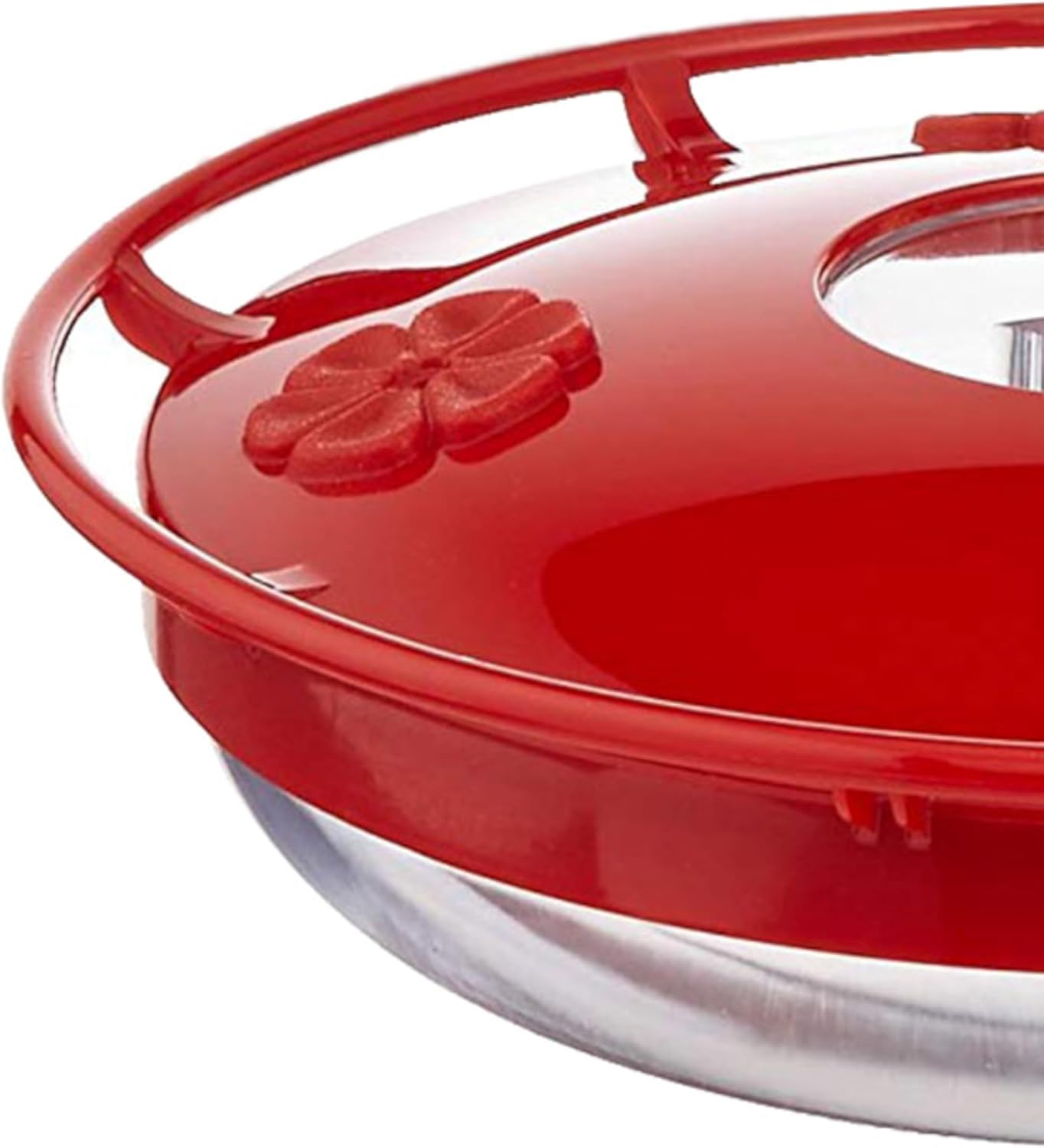 Aspects HummZinger HighView 12 Oz Hanging Hummingbird Feeder - 429, Red