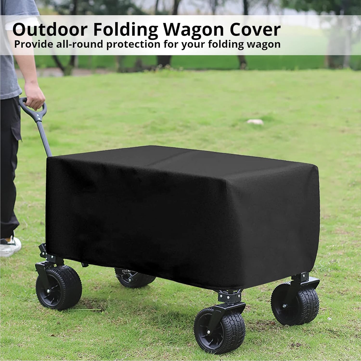 Outdoor Folding Wagon Cover 600D Oxford Cloth Protective Cover Waterpr