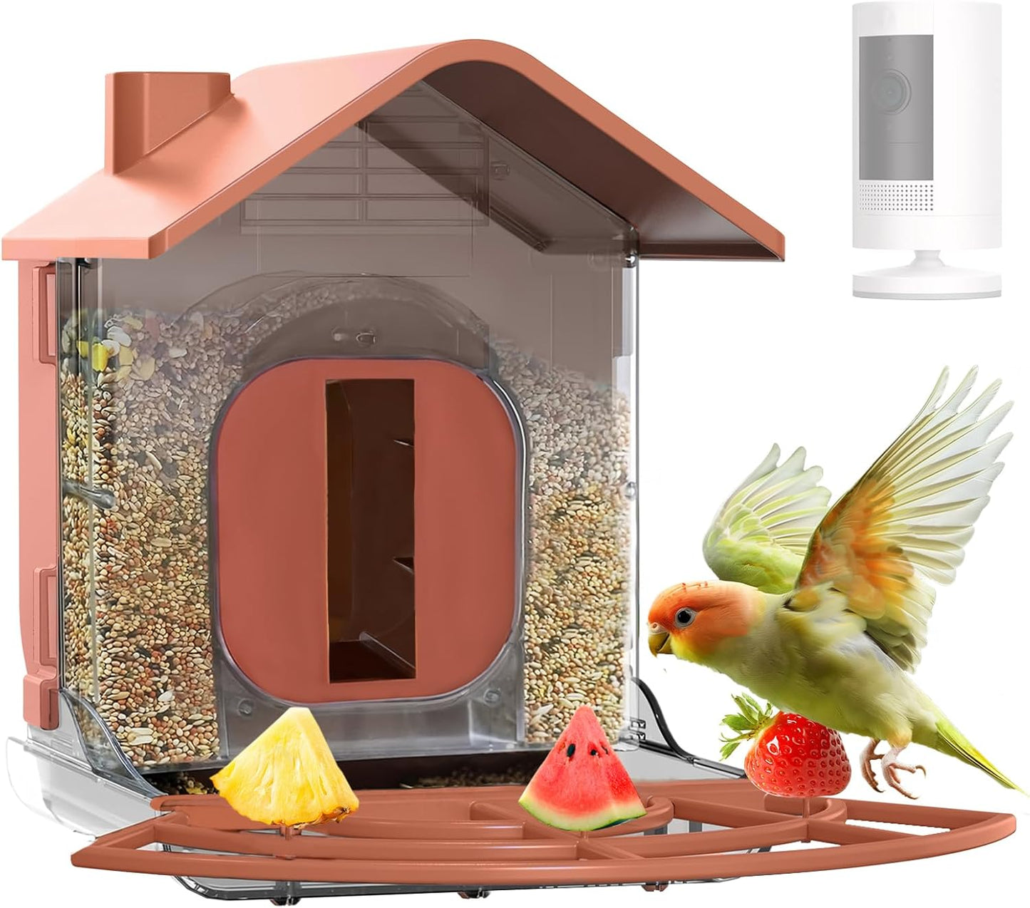 Zivif Smart Bird Feeders for Outdoors, Bird Feeder with Camera Case Co