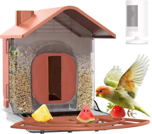 Zivif Smart Bird Feeders for Outdoors, Bird Feeder with Camera Case Co
