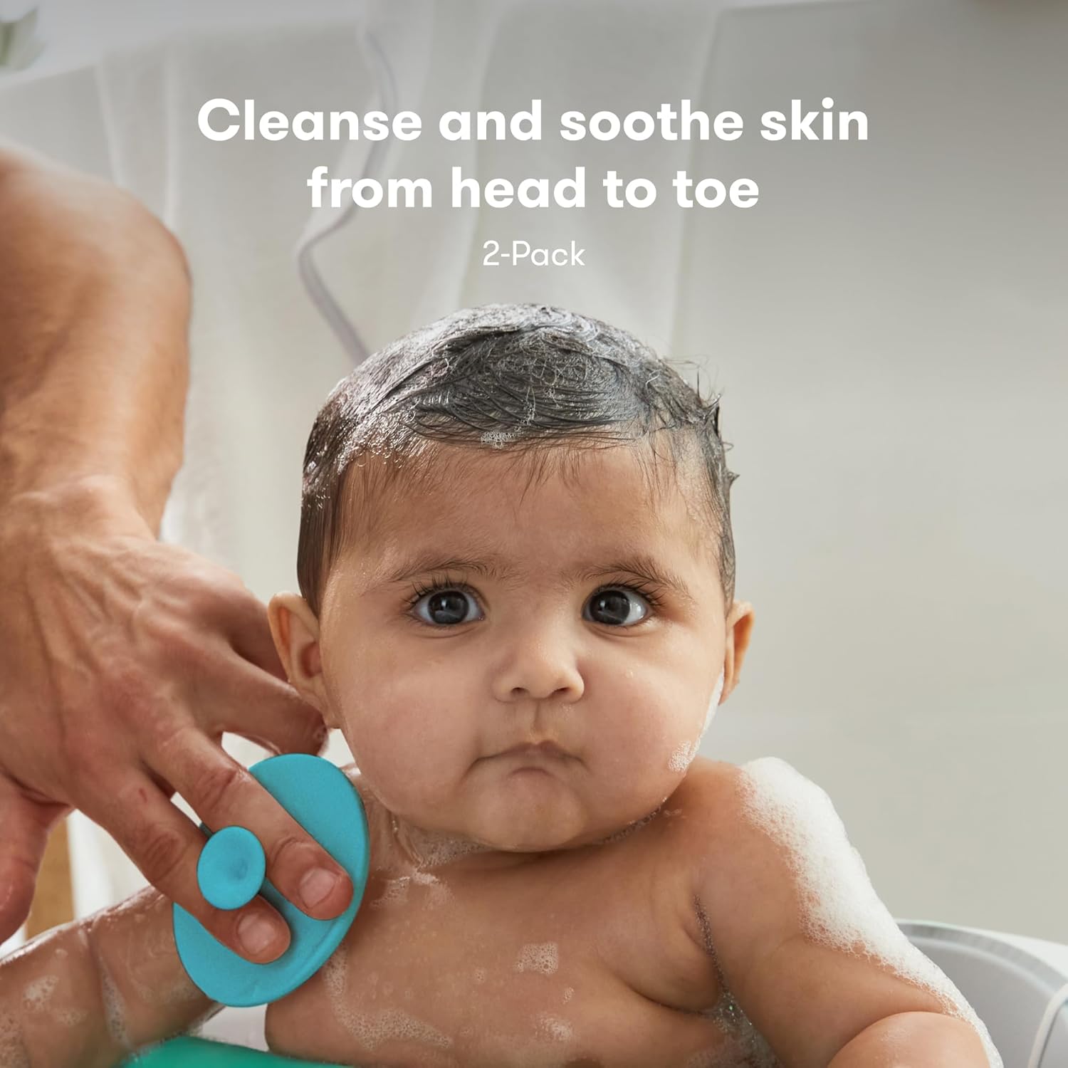 Frida Baby DermaFrida The SkinSoother Baby Bath Brush, Cradle Cap Brus