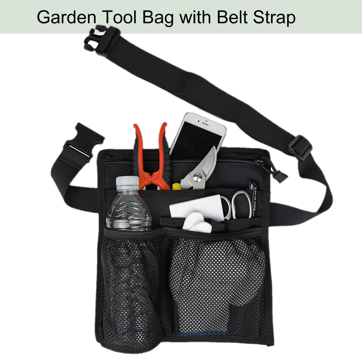 Gardening Apron Garden Tool Belt for Women With Pockets Utility Tool W