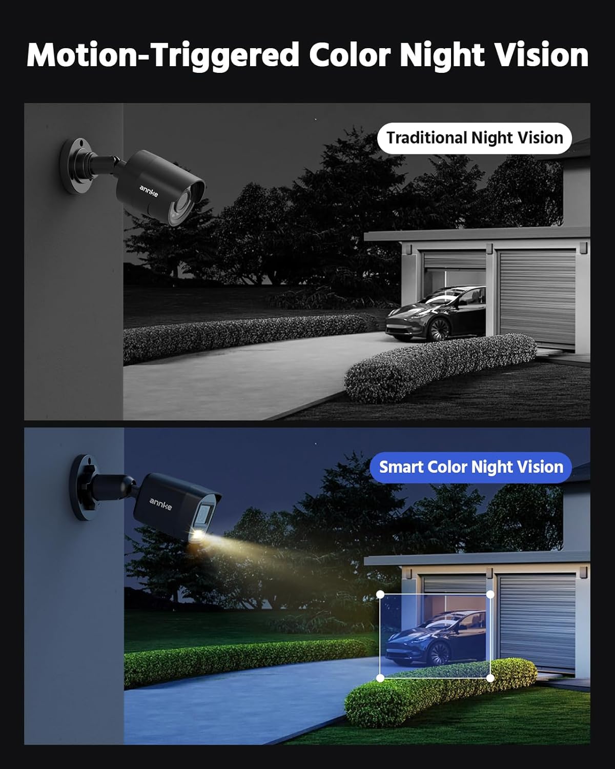 ANNKE 3K Lite Wired Security Camera System Outdoor with AI Human/Vehic