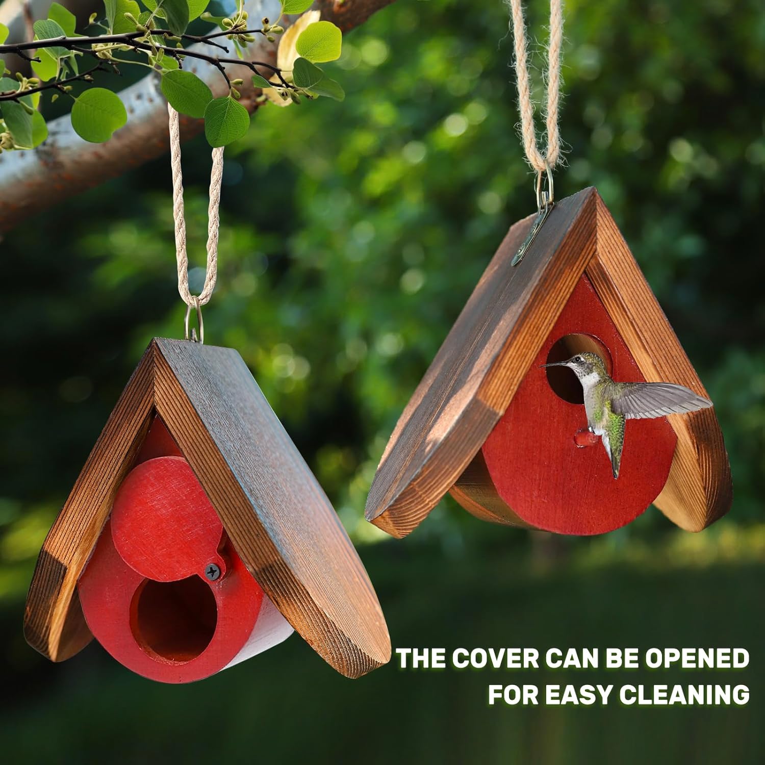Hummingbird House for Outside. Hummingbird Gifts. Gardening Gifts for 