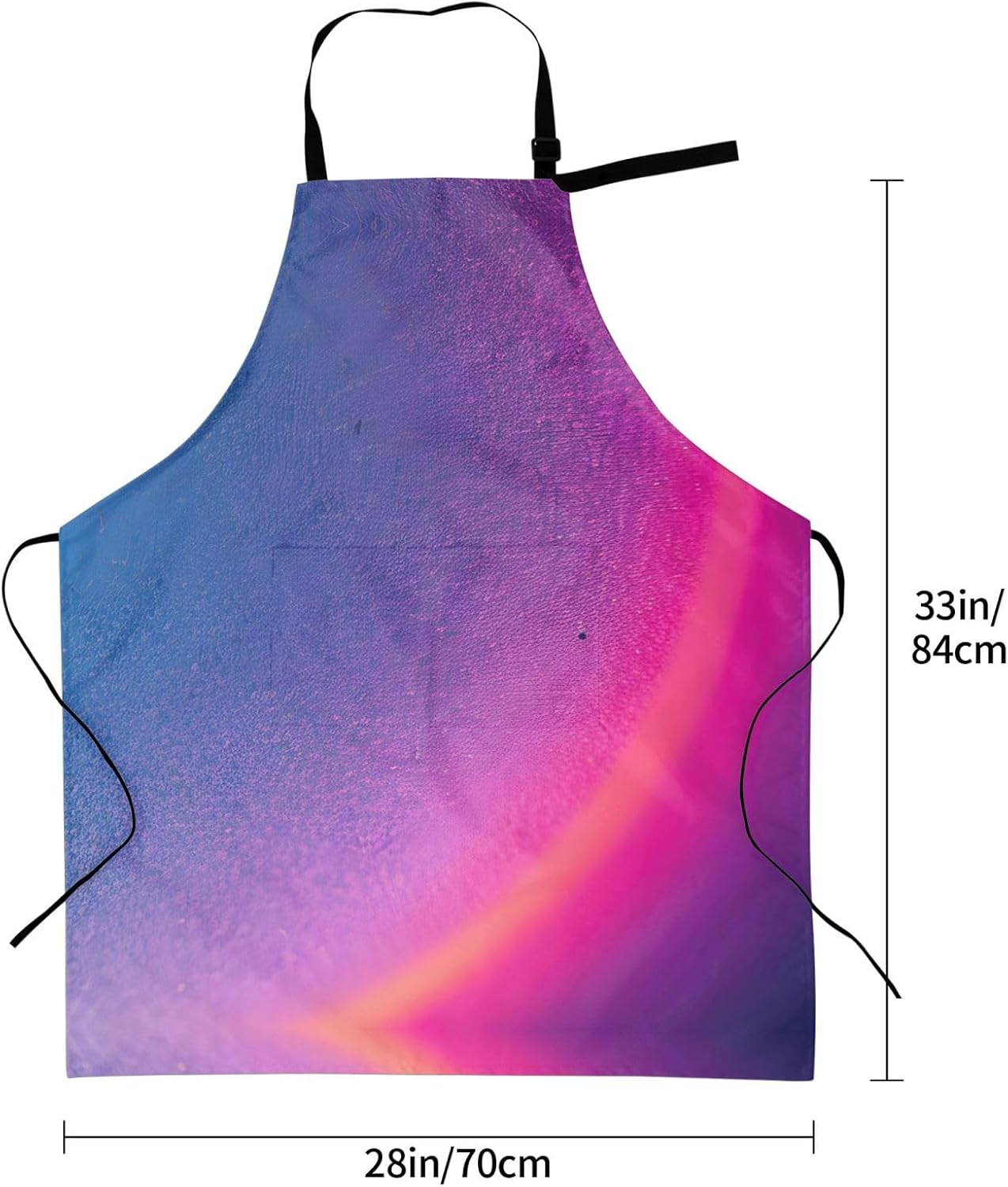 Abstract Geometric print Waterproof chef's apron with pocket apron for