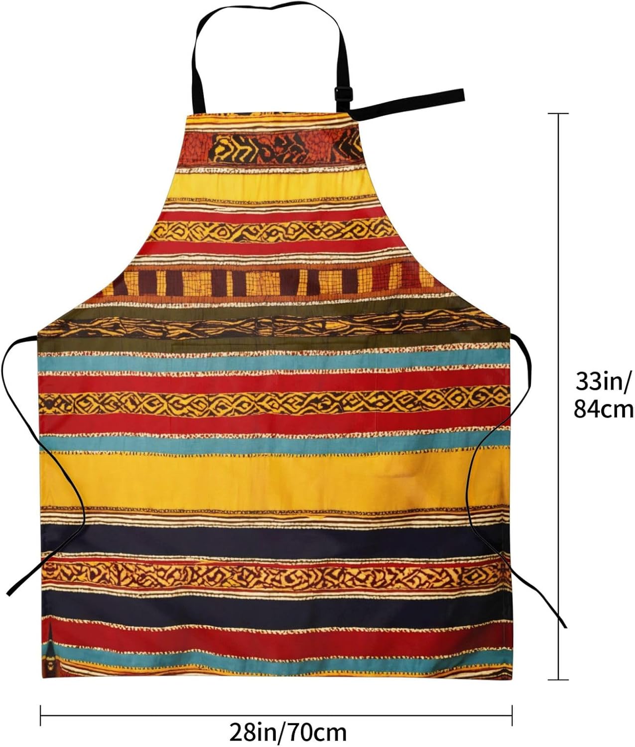 Native American Pattern print Waterproof chef's apron with pocket apron for kitchen cooking baking barbecue and gardening