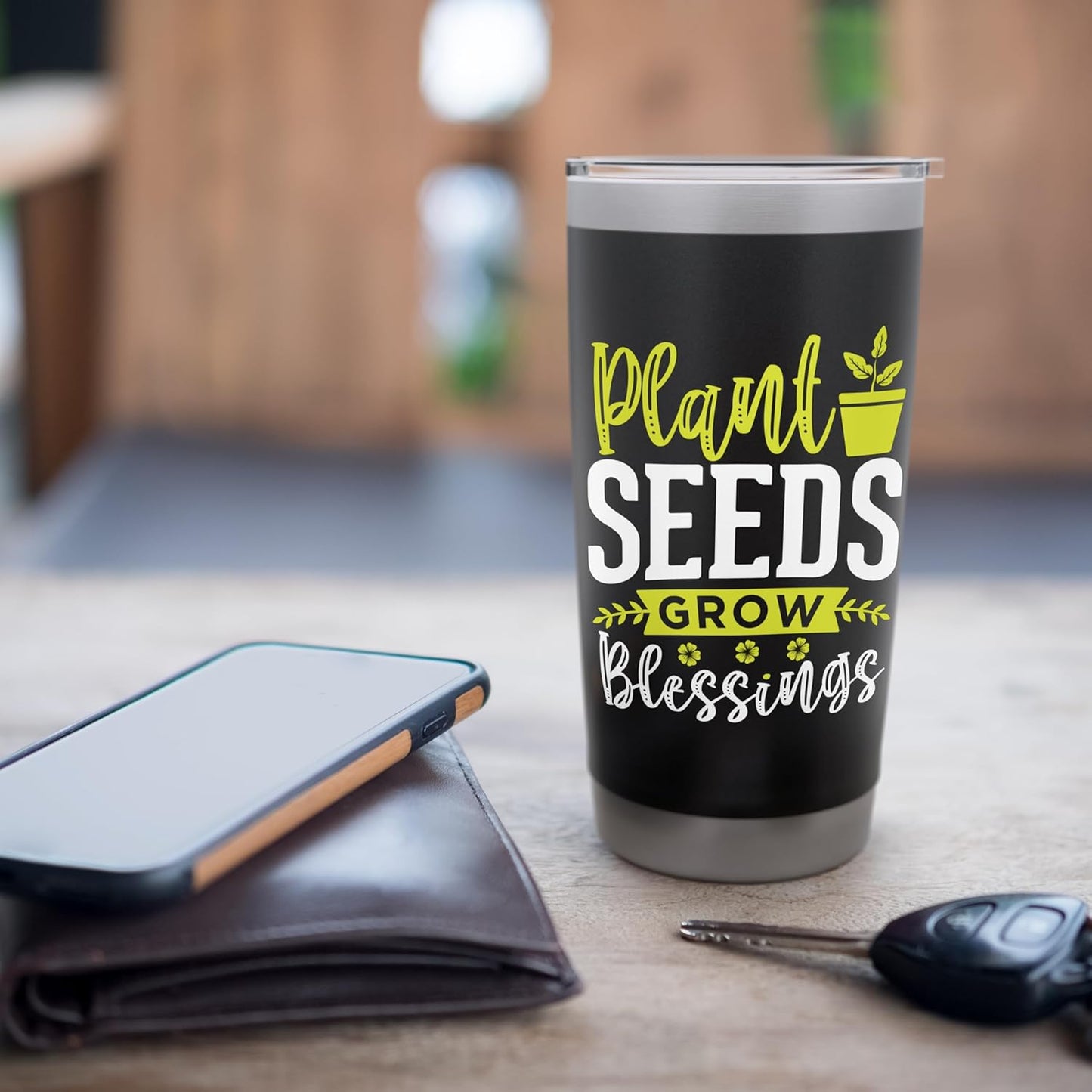 Funny Gardening Quote Gardeners Plant Seeds Grow The Garden Stainless Steel Insulated Tumbler
