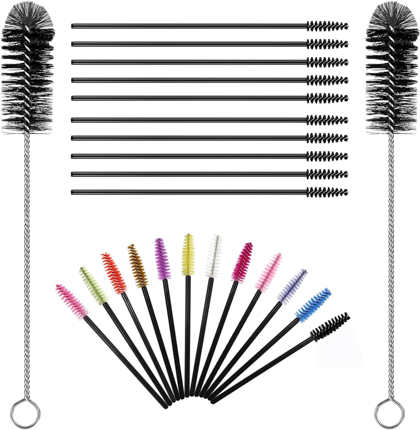 Hummingbird Feeder Cleaning Brushes, 67 Pieces 3 Size Mini Nylon Tube Brush Set Nylon Hummingbird Feeder Parts Cleaning Tiny Cleaning Brush Kit for Tubes, Jars, Bird Feeder, Bottles