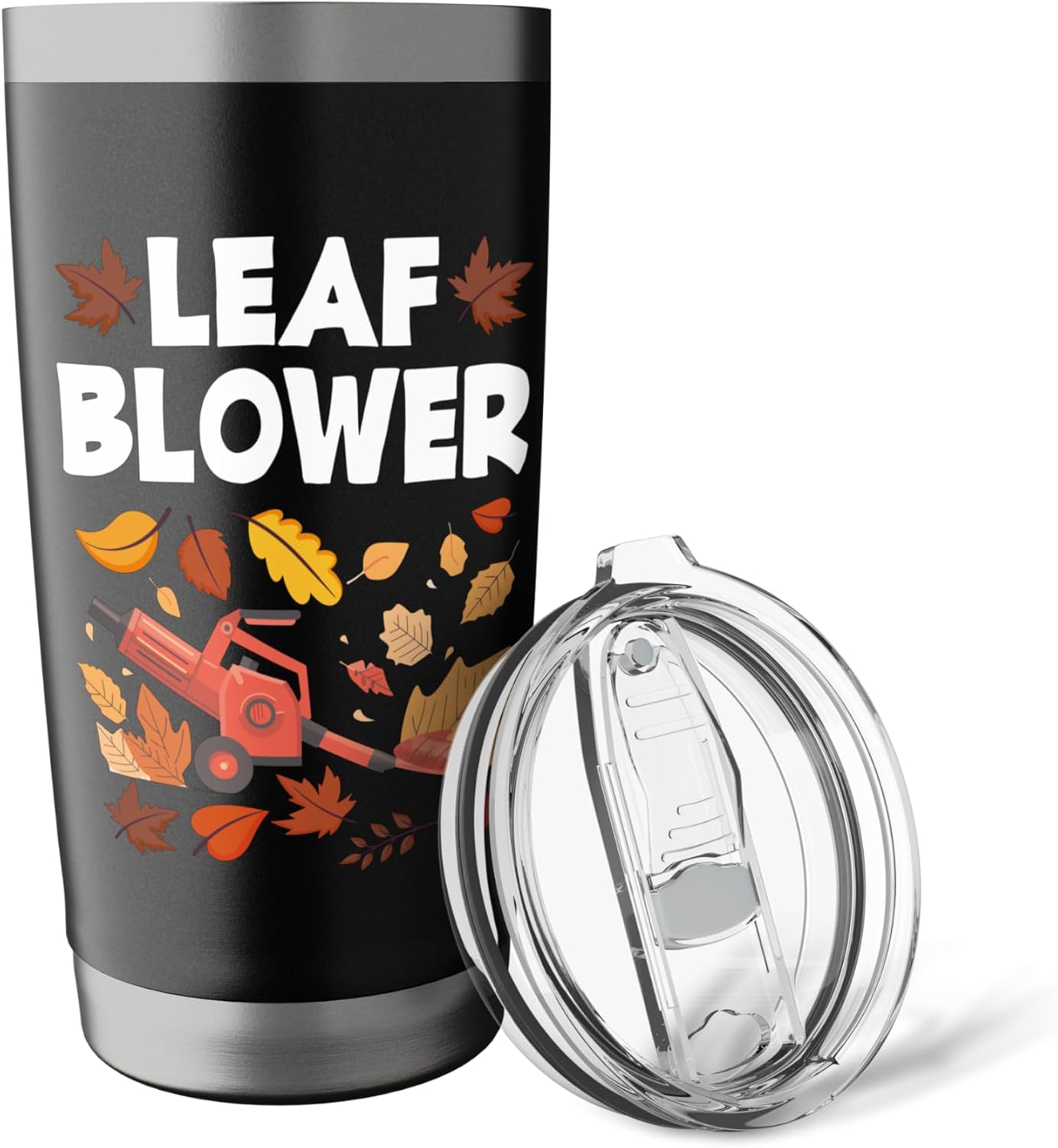 Leaf Blower Landscaping Gardener Lawn Care Leaf Blowing Stainless Steel Insulated Tumbler