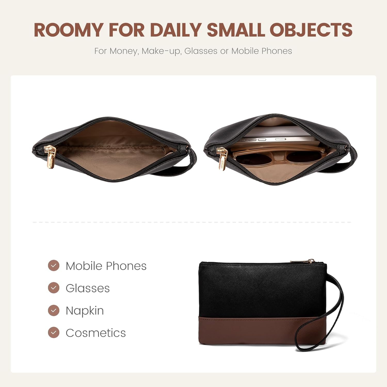 LOVEVOOK Laptop Tote Bag for Women,Leather Work Bag, Waterproof Busine