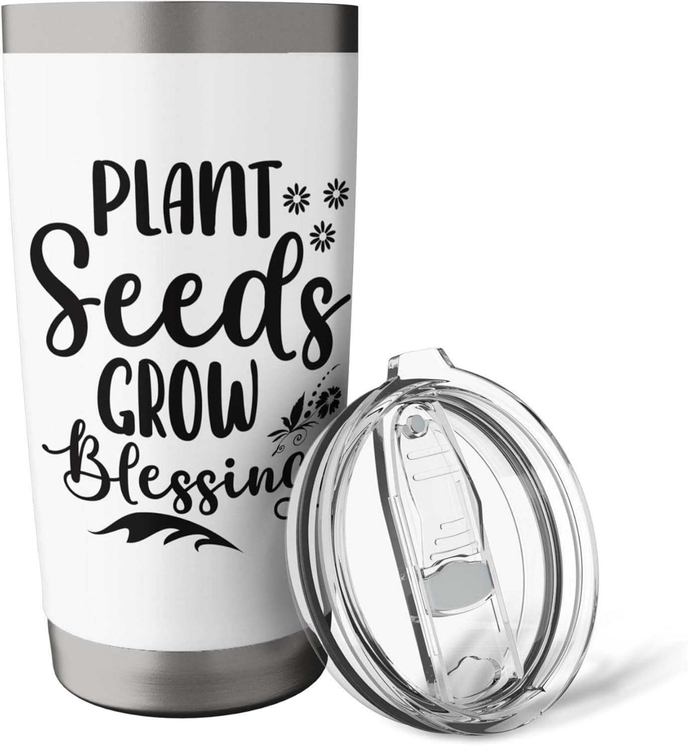 Fun Quote Gardeners Plant Seeds Grow Blessings The Garden Stainless Steel Insulated Tumbler