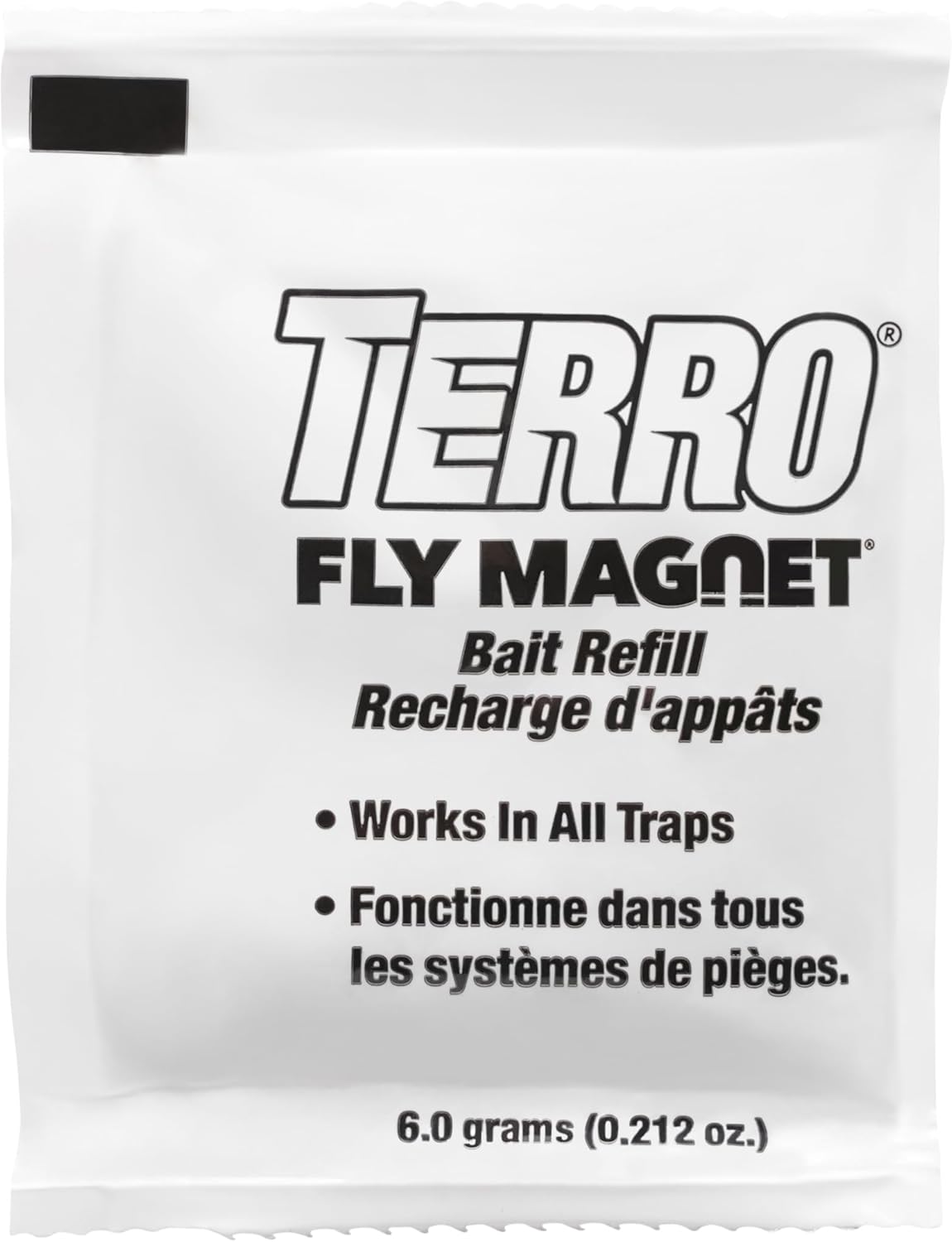 TERRO T380 Outdoor Reusable Fly Magnet Fly Trap - Poison Free Trap wit