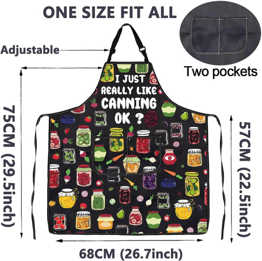 CMNIM Canning Aprons Gift for Canning Lover Canning Season Apron with 