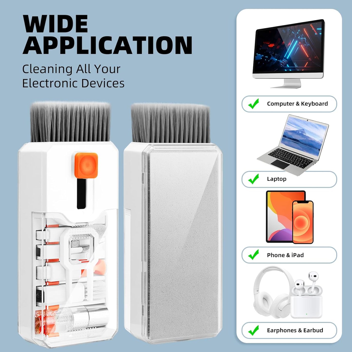 Keyboard Cleaning Kit Laptop Cleaner, All-in-1 Computer Screen Cleanin