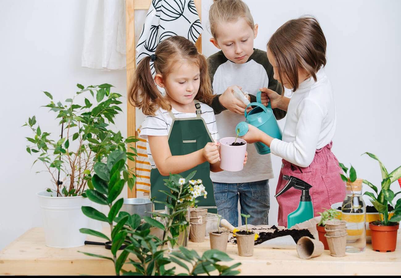 Kidz Gardening Tool Set – Gardening Tools Kit Includes Shovel, Rake, F