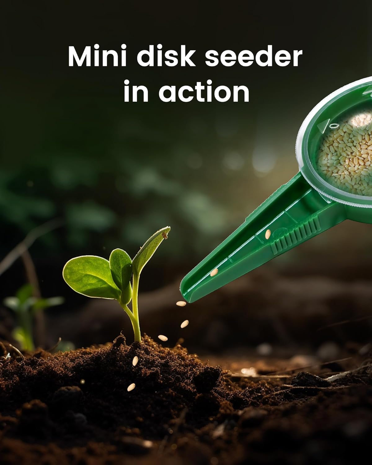 Mini Seed Spreader Set, Seed Planter Tool for Small Seed, Tiny Seed Di