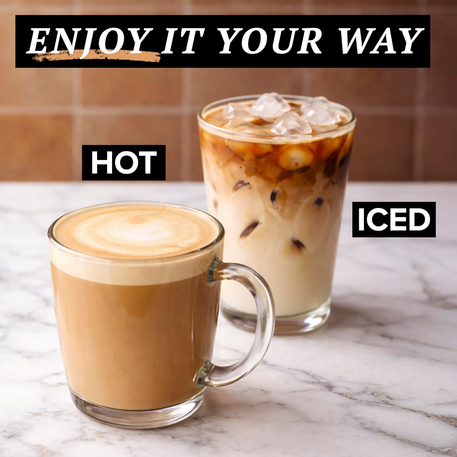 TAZO Classic Chai Latte, Black Tea Concentrate, Easy-to-Serve Caffeina