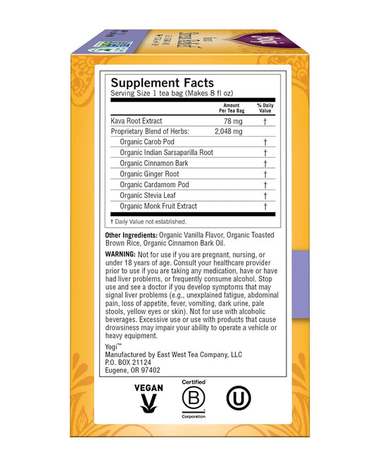 Yogi Tea, Kava Stress Relief, 16 Count