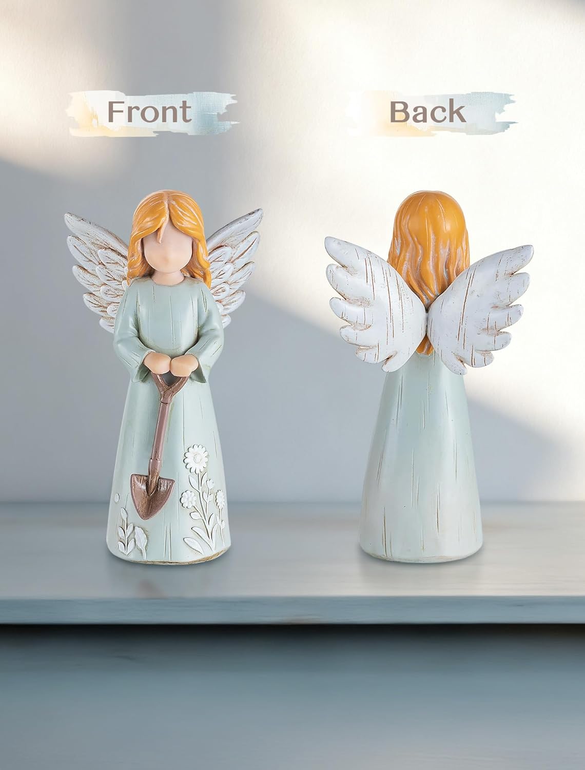 Gardening Gifts for Women: Gifts for Gardeners Woman - Garden Angel Figurine Gifts for Plant Lover - Gardening Angel Decor Gifts for Best Friends Grandma Mom Sister Christmas Birthday