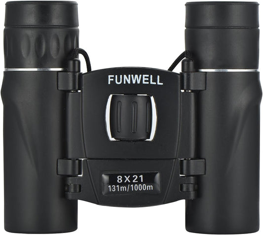 Mini Compact Lightweight 8x21 Small Binoculars for Concert Opera Sports Game Outdoors Hiking Travel Kids Bird Watching Christmas Gift