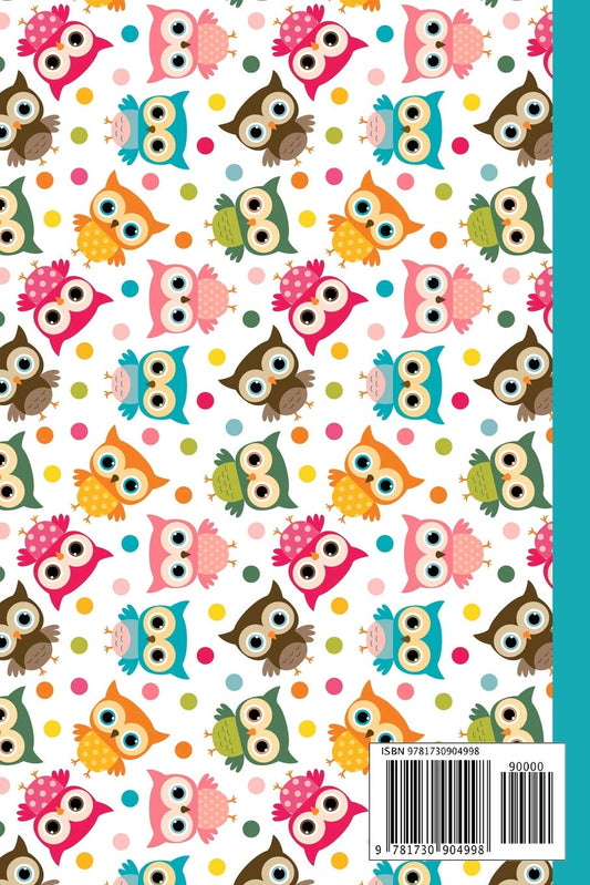 Bird Watching Journal: Small Bird Watching Log Book With Cute Owl Pattern - Birding Record Notebook for Nature and Animal Lovers to Track and List Time and Place of Sightings