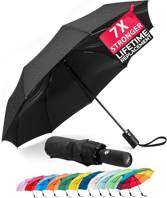 Mr. Pen- Windproof Travel Umbrella, Automatic Umbrellas for Rain, Comp