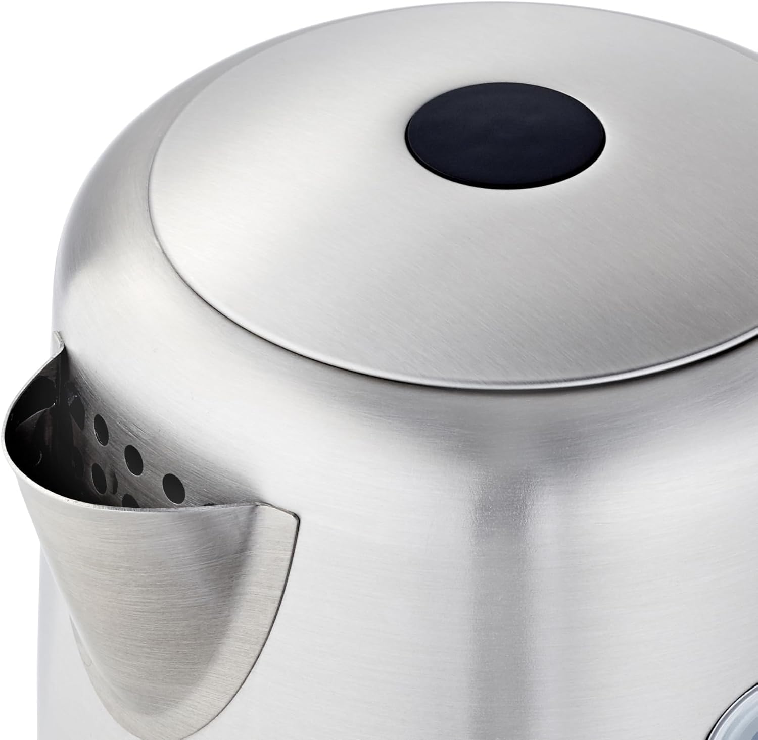 Amazon Basics Electric Stainless Steel Kettle for Tea and Coffee, BPA-