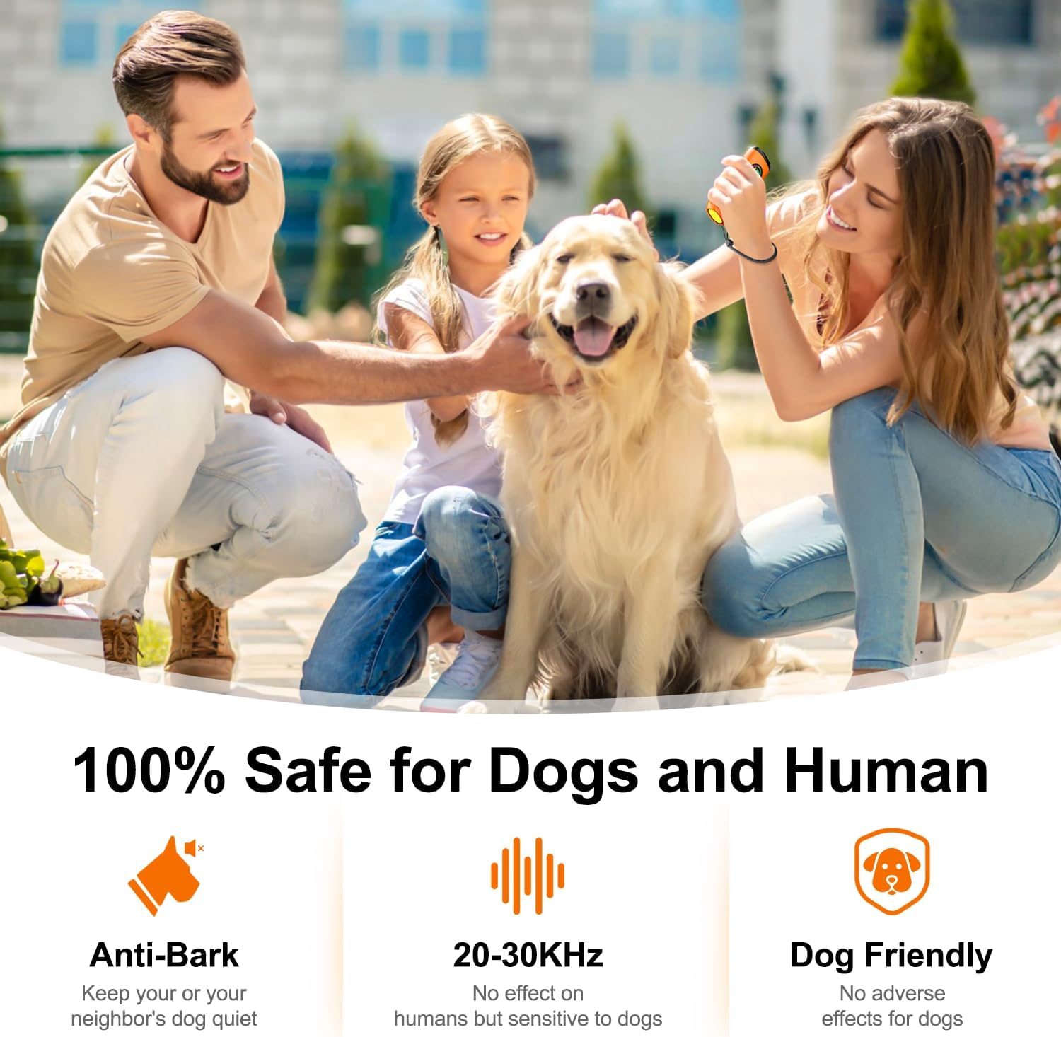 Dog Bark Deterrent Devices Anti Barking Device for Dogs Ultrasonic Bar