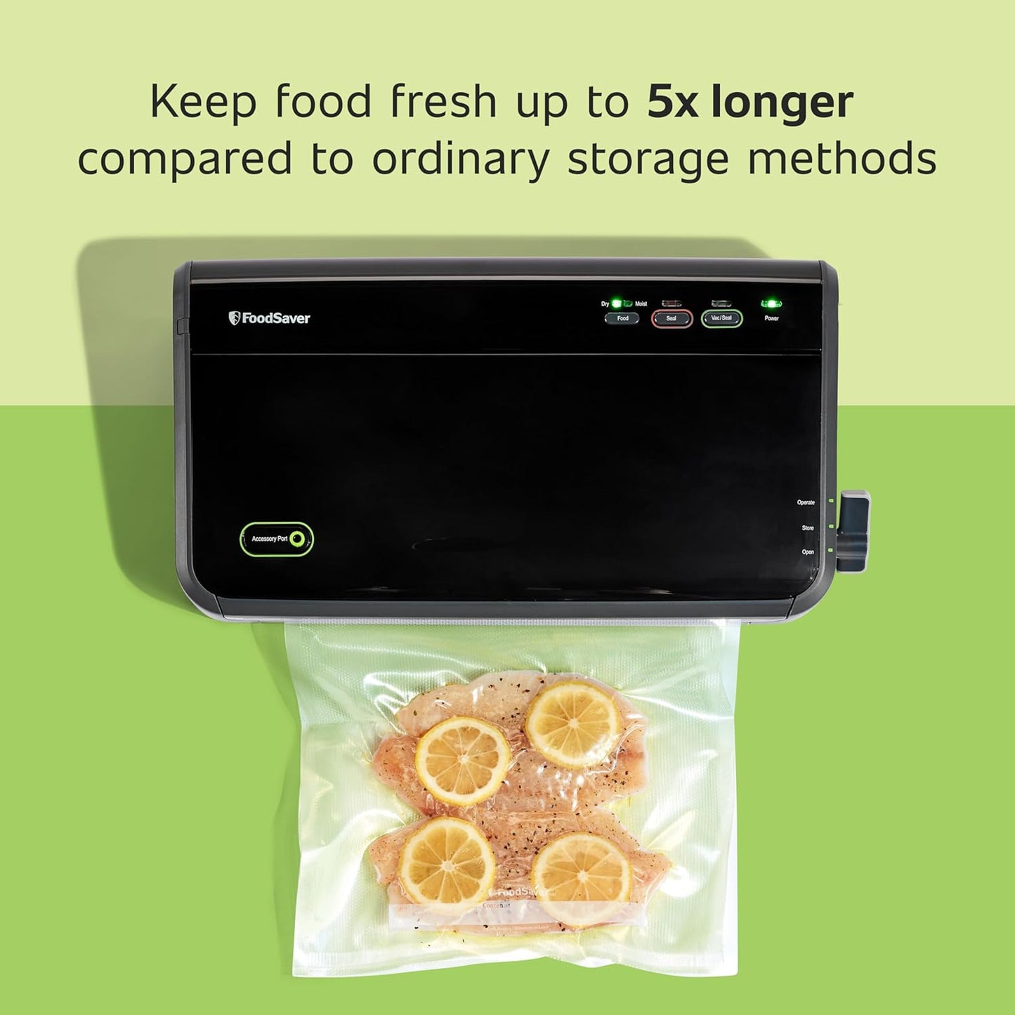 FoodSaver Vacuum Sealer Machine, Automatic Bag Detection, Sous Vide Fr